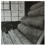 Carding, 2011 (charcoal on paper)