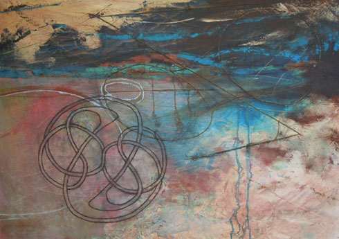 Symbol-Scape 2, 2007 (oil on canvas)