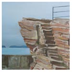 Sea Steps - Burghead, 2011 (oil on canvas)