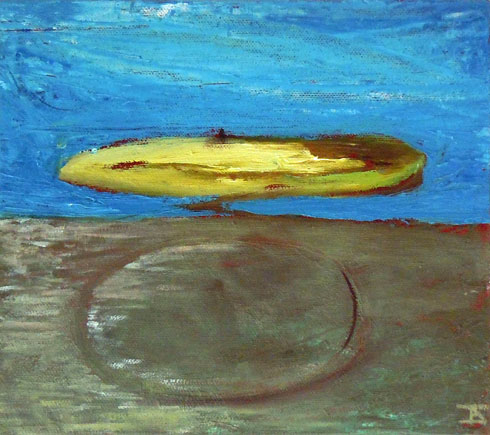 Beyond the Causeway, 2010 (oil on canvas on board)