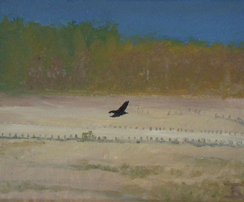 Evening Pass, 2008 (oil on canvas on board)